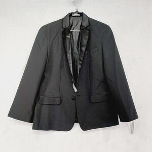 NWT Van Heusen Boys Husky Tuxedo Black Blazer P3260